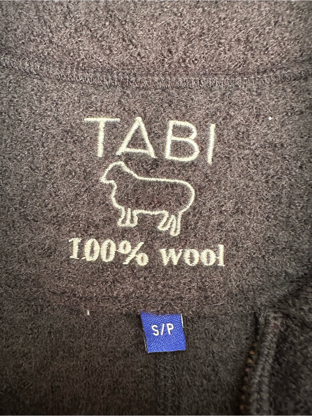 TABI Zip-Front 💯Wool Jacket - Picture 3 of 3
